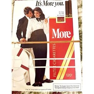 More Cigarette Ad 1983 It’s More You Cruise Ship Theme